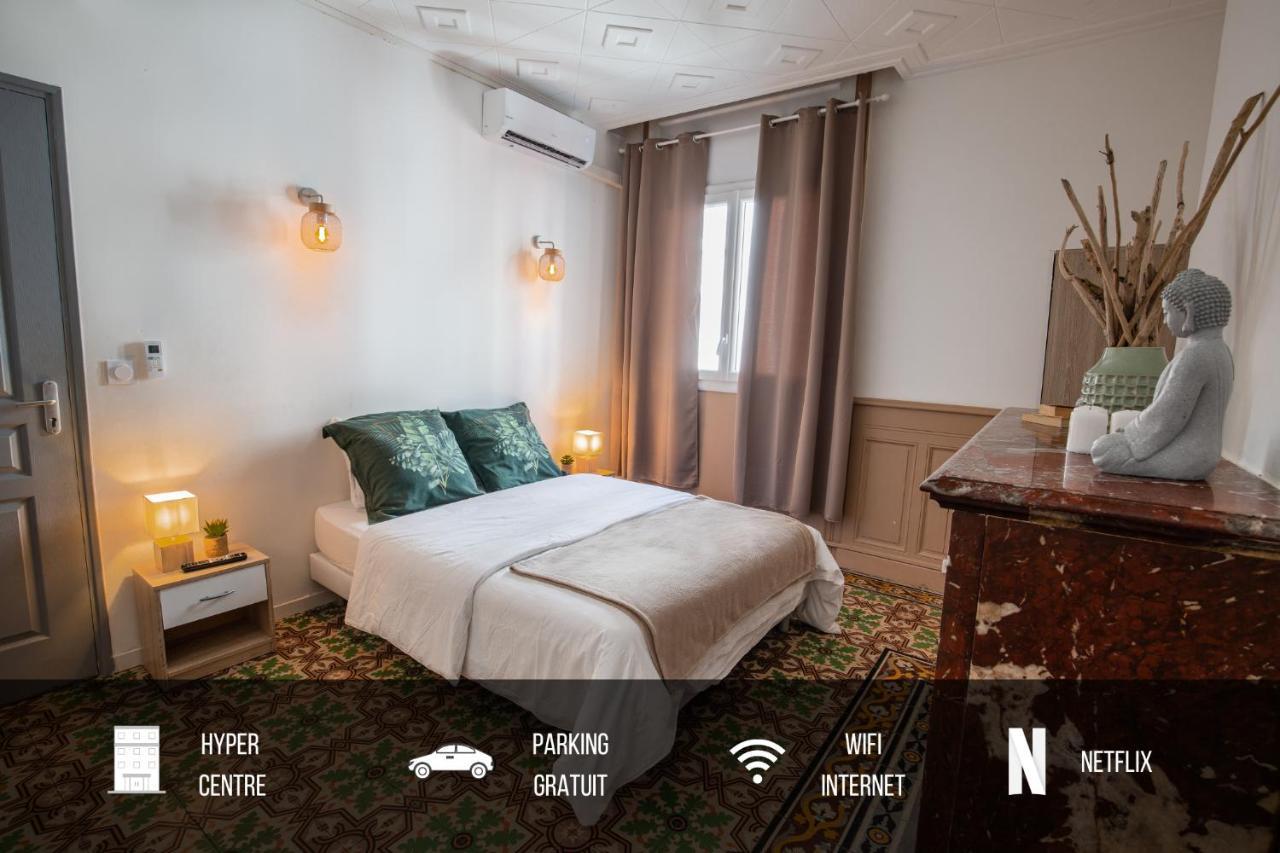 Centre Historique -Free Parking-Wifi-Netflix-Zen&Cosy-Sleepntripbeziers Apartment Luaran gambar